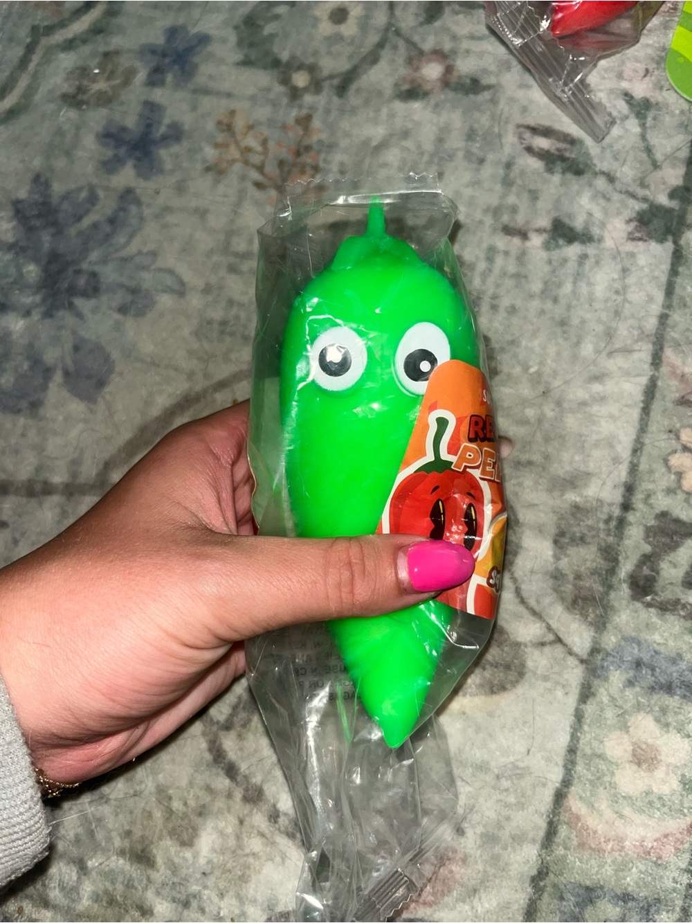 Squishy green pepper